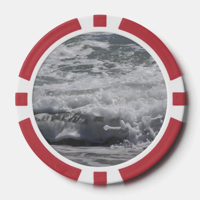 Atlantischer Ozean Pokerchips (Vorderseite)