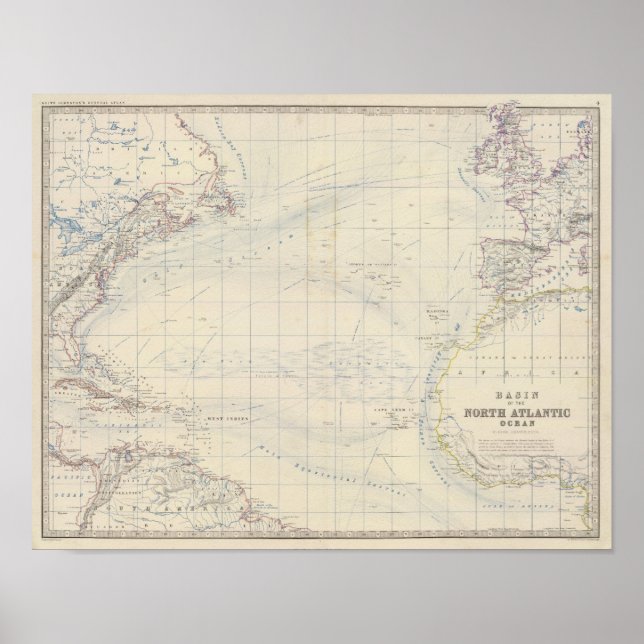 Atlantischer Ozean Poster (Vorne)