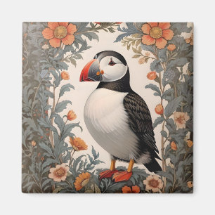Atlantischer Papageientaucher William Morris Inspi Magnet