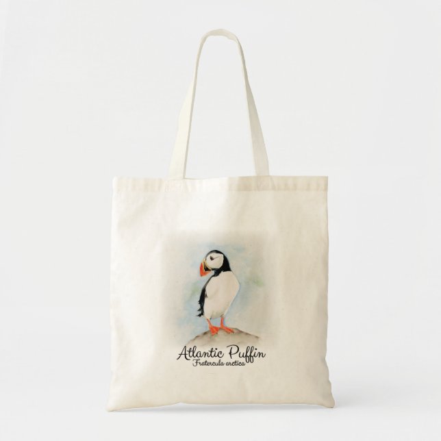 Atlantischer Puffin-Taschen-Tasche Tragetasche (Vorne)