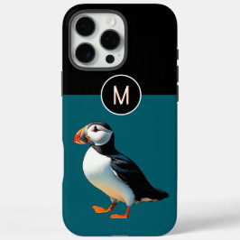 Atlantischer Puffsküste Mit Monogramm Vogel iPhone 16 Pro Max Hülle