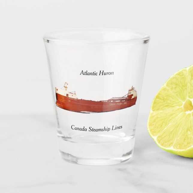 Atlantisches Huron-Schussglas Schnapsglas (Vorderseite)