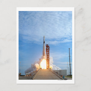 Atlas Agena Zielfahrzeug-Rettungsring für Gemini 1 Postkarte
