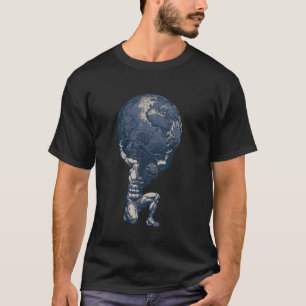 Atlas Altgriechische Mythologie Griechischer Gott T-Shirt