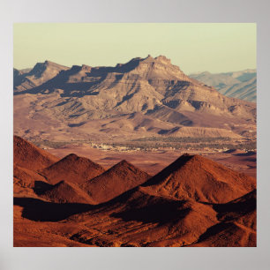 Atlas Berge Landschaften Marokko Landschaft Poster