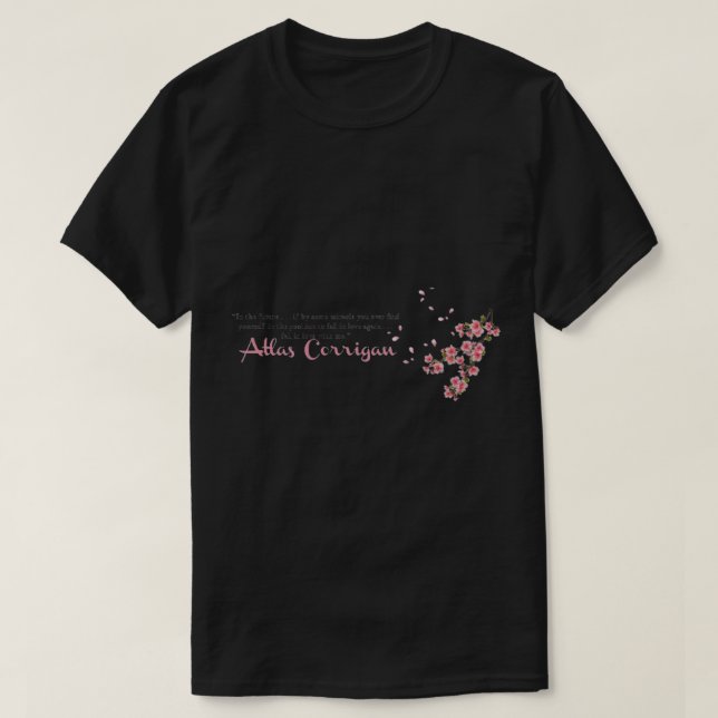 Atlas Corrigan - Colleen Hoover Cotton Tote Bag T-Shirt (Design vorne)
