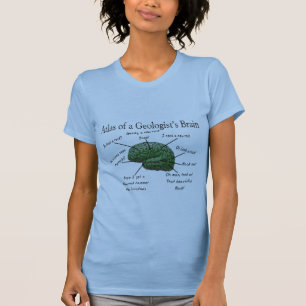 Atlas das Gehirn-lustigen der Geschenke eines T-Shirt