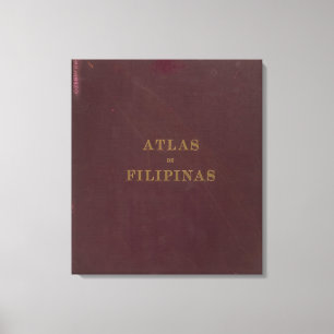 Atlas der Philippinen Leinwanddruck