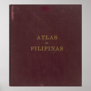 Atlas der Philippinen Poster