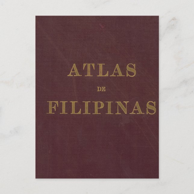 Atlas der Philippinen Postkarte (Vorderseite)
