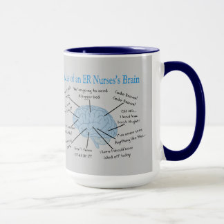 Atlas des Gehirns einer Krankenschwester Tasse