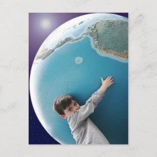 Atlas, es ist Zeit für Ihr Bad Postkarte