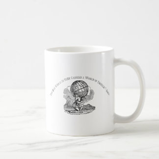 Atlas gezuckt/Schulden-Zitat Tasse