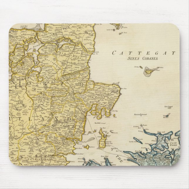 Atlas-Karte Mousepad (Vorne)