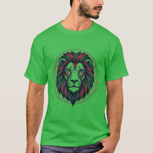 Atlas-Löwe T-Shirt Marokkanisches Löwenkopf-Shir