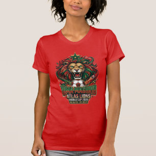 Atlas Löwen Dima Maghrib Marokko Fußball Fan-Shirt T-Shirt