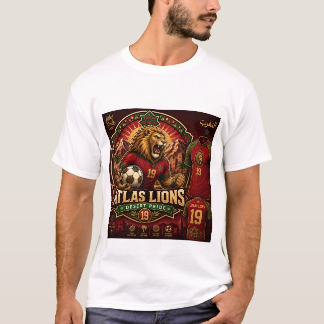 Atlas-Löwen T-Shirt (Vorderseite)