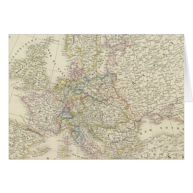Atlas Map of Europe (Vorderseite (Horizontal))