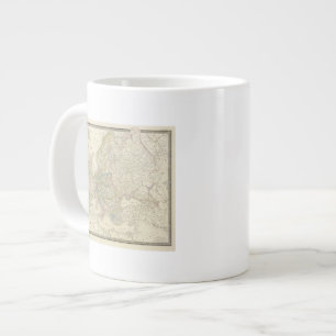 Atlas Map of Europe Jumbo-Tasse