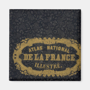 Atlas National de France Magnet
