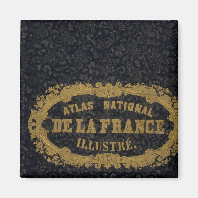 Atlas National de France Magnet (Vorne)