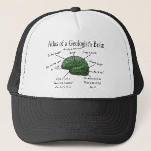 Atlas of a Geologist's Brain Funny Gifts Truckerkappe