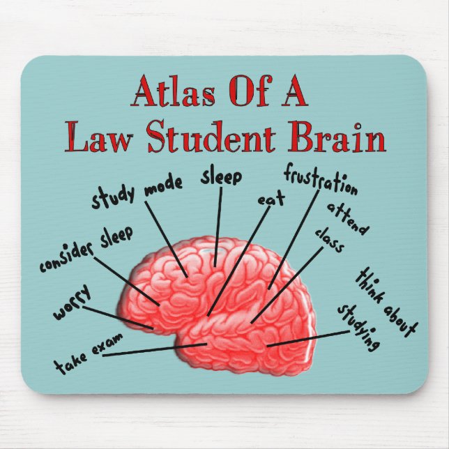 Atlas of Law Student Brain Mousepad (Vorne)