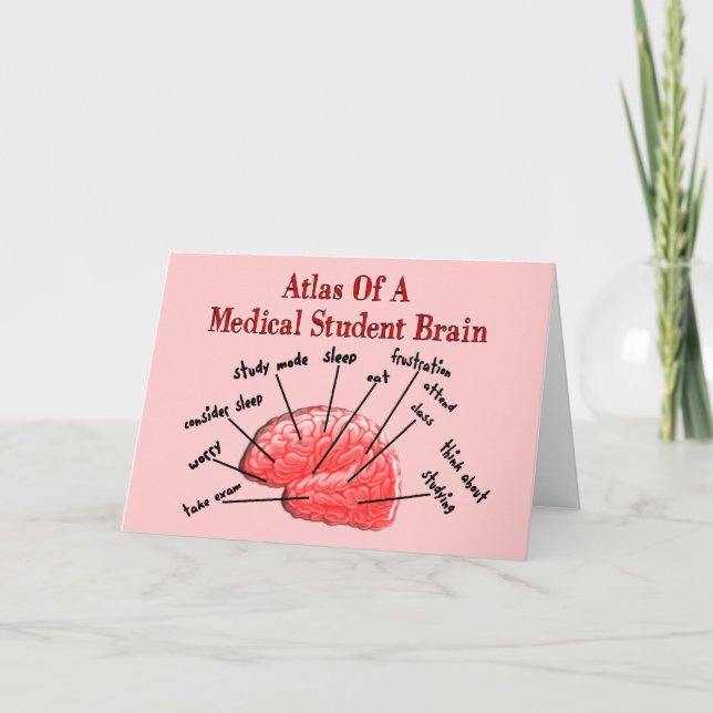 Atlas of Medical Student Brain Karte (Vorderseite)