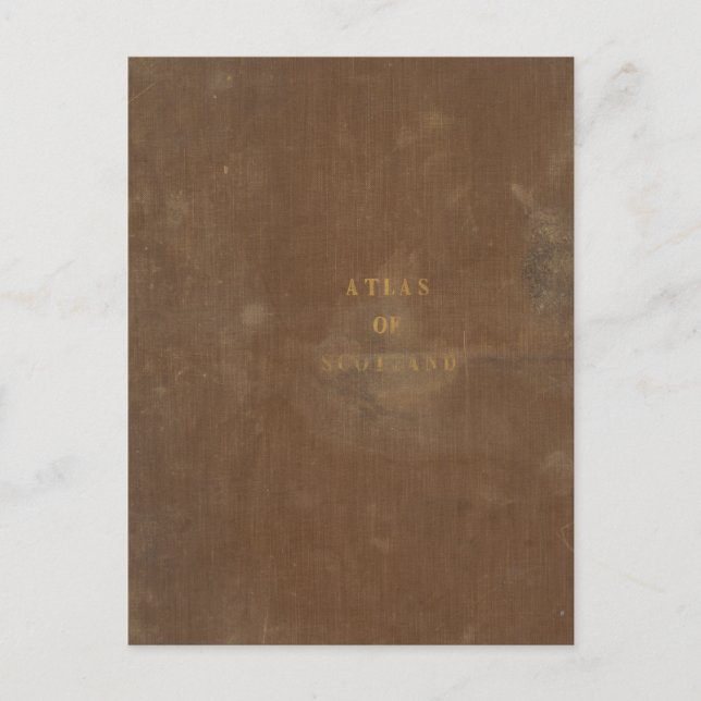 Atlas of Scotland Postkarte (Vorderseite)