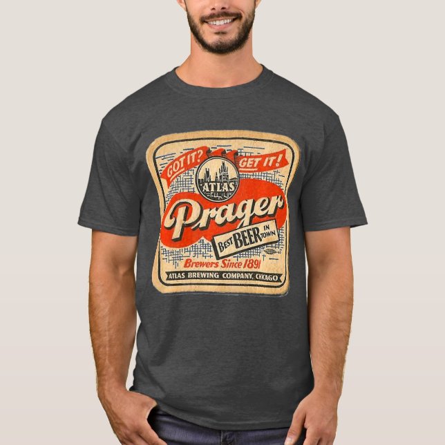 Atlas Prager Beer T-Shirt (Vorderseite)