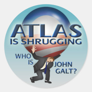 Atlas schmuggelt Stickers