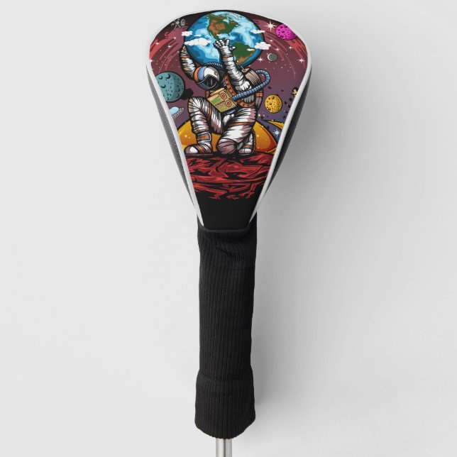 Atlas Space Man Golf Headcover (Vorderseite)