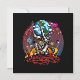 Atlas Space Man Mitteilungskarte