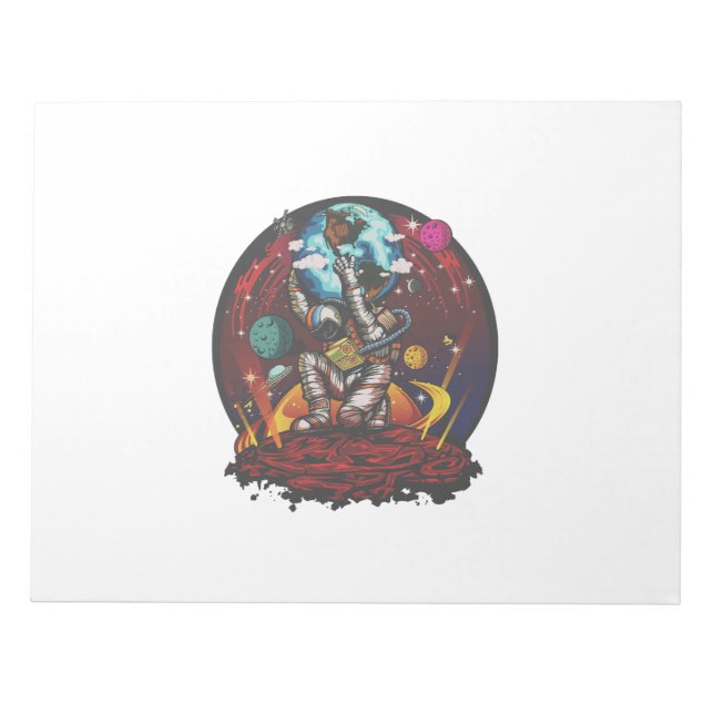 Atlas Space Man Notizblock (Vorderseite)