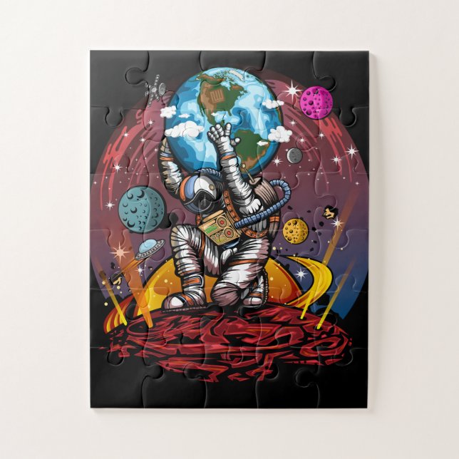 Atlas Space Man Puzzle (Vertikal)