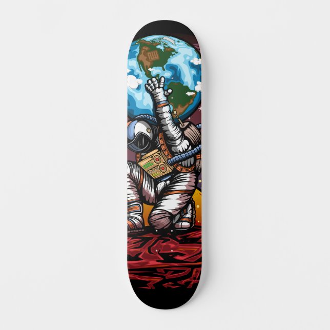 Atlas Space Man Skateboard (Vorderseite)