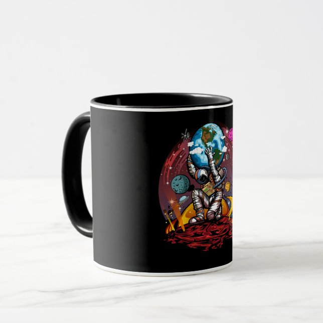 Atlas Space Man Tasse (Vorderseite Links)