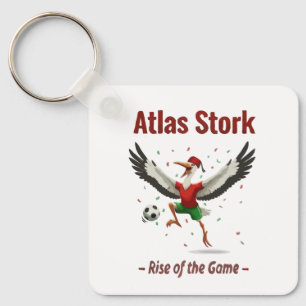 Atlas-Storch Marokko Fußball-Maskottchen - Aufstie Schlüsselanhänger