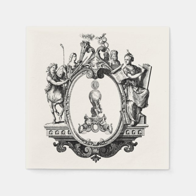 Atlas Vintag Napkin Serviette (Vorderseite)