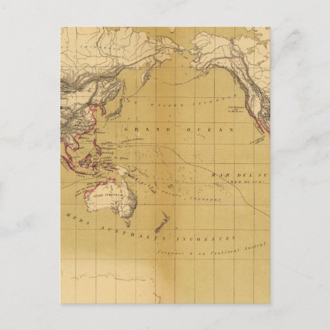 Atlas von 1550 postkarte (Vorderseite)