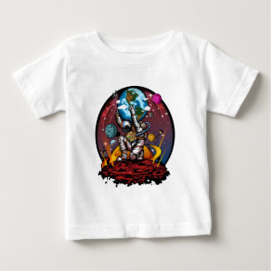 Atlas Weltraum Mann Baby T-shirt