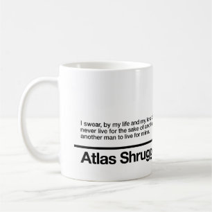 Atlas zuckte Eid Tasse