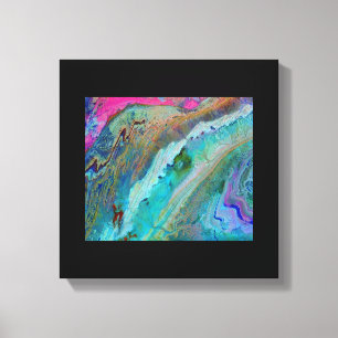 Atlasgebirge in Marokko - Satellit Terra Leinwanddruck