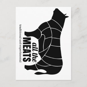 ATM - Beefy Badness Postkarte