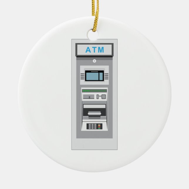ATM KERAMIK ORNAMENT (Vorne)