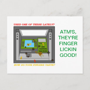 ATM TASTING CLUB POSTKARTE