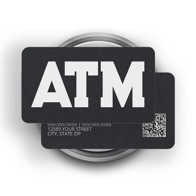 ATM-Techniker QR Visitenkarte (ATM Technician QR Business Cards)