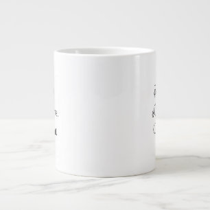 Atme beim Trinken Mindfulness-Kaffeetasse Jumbo-Tasse