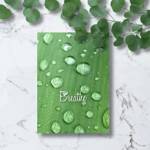 Atme – Botanische Ermutigungskarte Karte