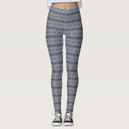 Atme dunkelblaue abstrakte Aquarellkunst Leggings